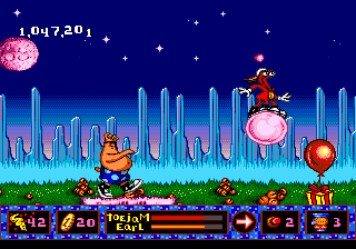 Toejam & Earl in Panic on Funkotron